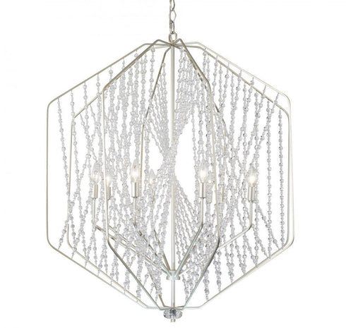 Varaluz Chelsea 6 Light Pendant Silverado Model: 321P06SO