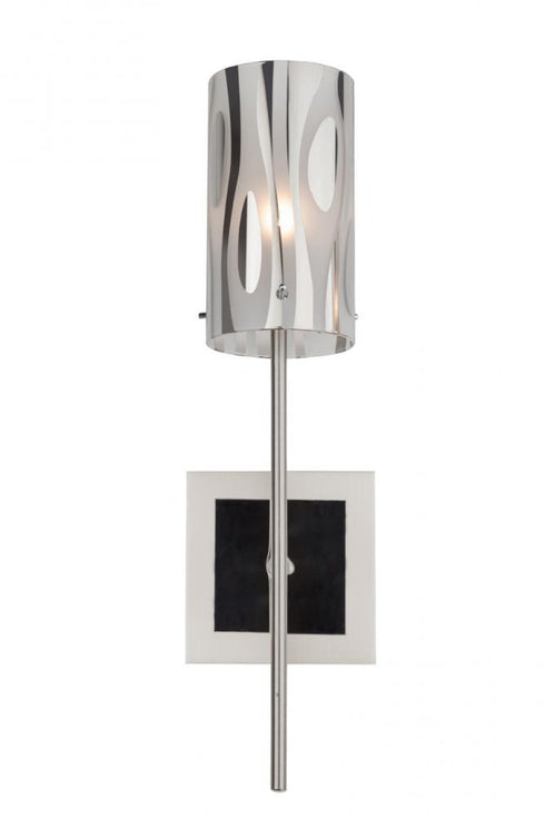 Varaluz Chroman Empire 1 Light Sconce Chrome Model: AC1071