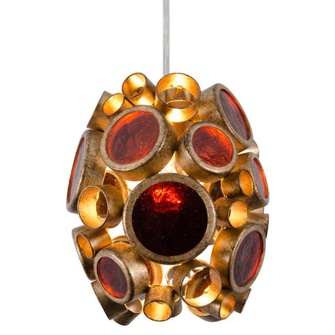 Varaluz Fascination 1 Light Mini Pendant Kolorado Model: 165M01KO