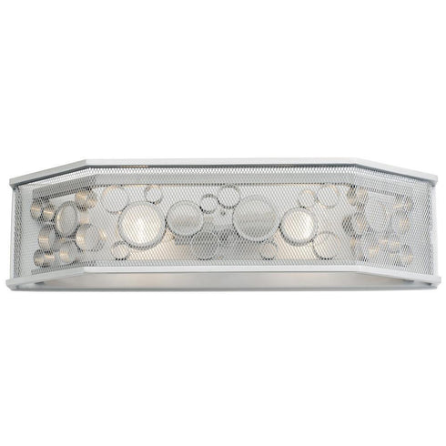 Varaluz Fascination 2 Light Hex Bath Metallic Model: 293B02MS