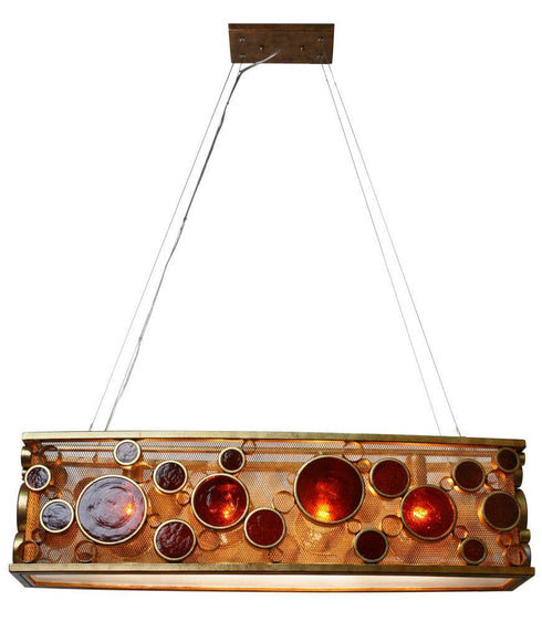 Varaluz Fascination 4 Light Linear Pendant Kolorado Model: 165N04KO
