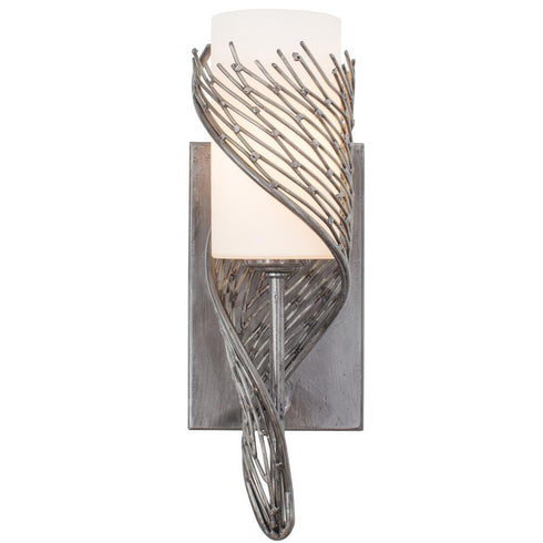 Varaluz Flow 1 Light Right Sconce Steel Model: 240K01RSL