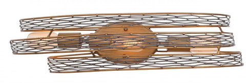 Varaluz Flow 3 Light Bath Hammered Ore Model: 247B03HO