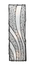 Varaluz Flow 3 Light Vertical Sconce Hammered Ore Model: 240W03HO