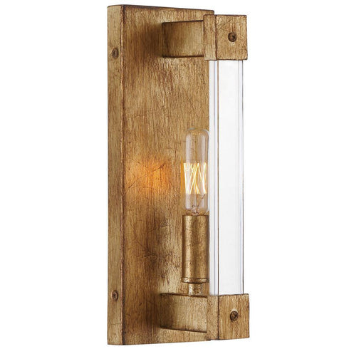 Varaluz Halcyon 1 Light Sconce Satin Nickel Model: 292W01SN