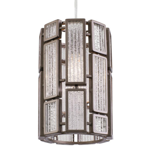 Varaluz Harlowe 1 Light Mini Pendant New Bronze Model: 255M01NB