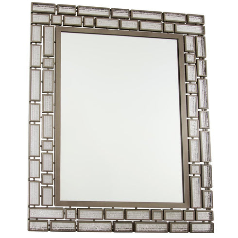 Varaluz Harlowe Rectangular Mirror New Bronze Model: 255A02NB