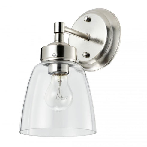 Varaluz Helena 1 Light Bath Satin Nickel Model: 341B01SN