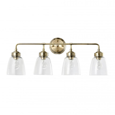 Varaluz Helena 4 Light Bath Antique Brass Model: 341B04AB