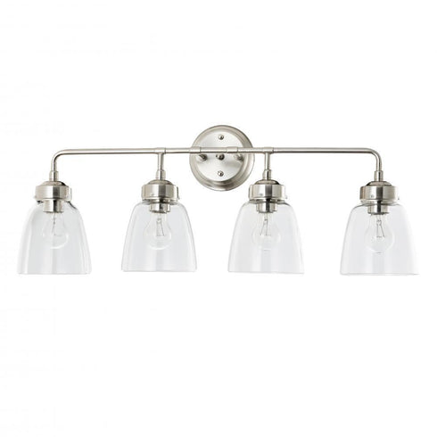 Varaluz Helena 4 Light Bath Satin Nickel Model: 341B04SN