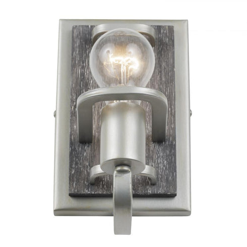 Varaluz Lofty 1 Light Bath Silverad Grey Wood Model: 268B01SOG