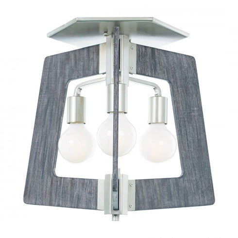 Varaluz Lofty 3 Light Ceiling Mount Silverad Gray Model: 268S03SOG
