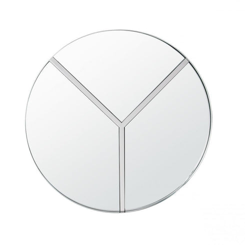 Varaluz Lyra 30 In Round Accent Mirror Polished Model: 4DMI0106