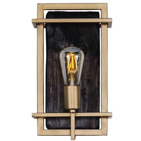 Varaluz Madeira 1 Light Sconce Rustic Gold Model: 294W01RG