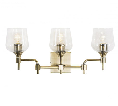 Varaluz Margaux 3 Light Bath Antique Brass Model: 340B03AB