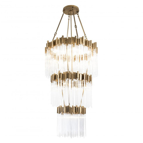Varaluz Matrix 19 Light 3 Tier Chandelier Havana Model: 309C19HG