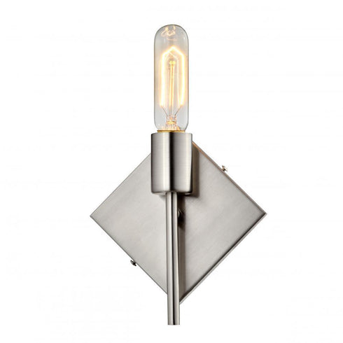 Varaluz Museum 1 Light Bath Satin Nickel Model: 310B01SN