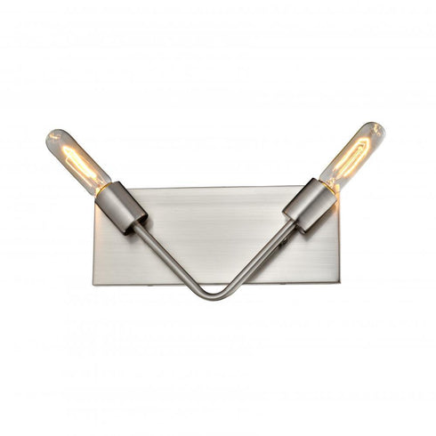 Varaluz Museum 2 Light Bath Satin Nickel Model: 310B02SN