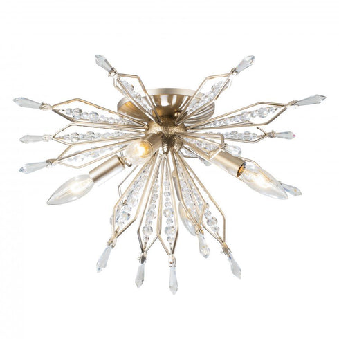 Varaluz Orbital 4 Light Wal Ceiling Light Gold Dust Model: 311S04GD