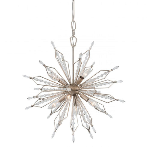Varaluz Orbital 8 Light Small Pendant Gold Dust Model: 311P08GD