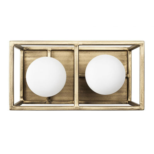 Varaluz Plaza 2 Light Bath Havana Gol Carbon Model: 325B02HGCB