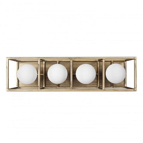 Varaluz Plaza 4 Light Bath Havana Gol Carbon Model: 325B04HGCB