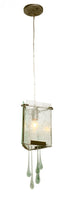 Varaluz Rain 1 Light Mini Pendant Rainy Night Model: 160M01RN
