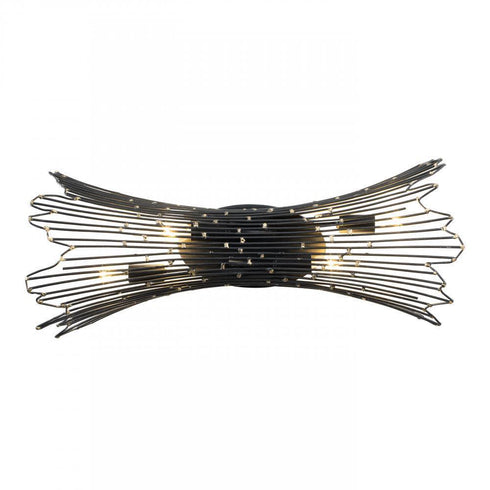 Varaluz Rikki 4 Light Bath Carbo Aged Gold Model: 320B04CBAG