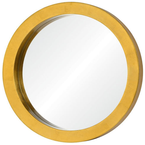 Varaluz Ringleader 23.5 In Round Accent Mirror Gold Model: 410A01GL
