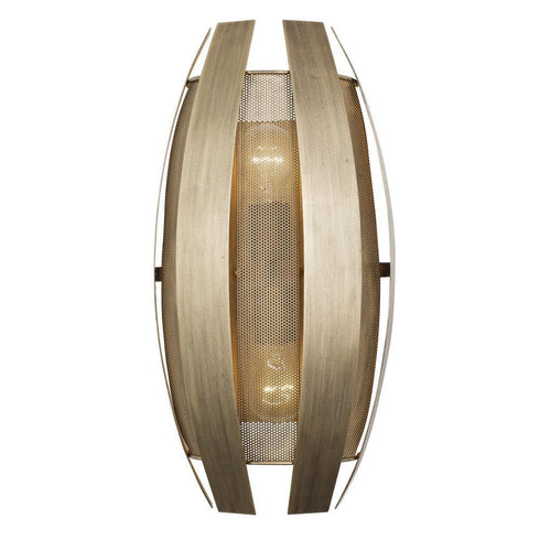 Varaluz Sawyers Bar 2 Light Sconce Havana Gold Model: 287W02HG