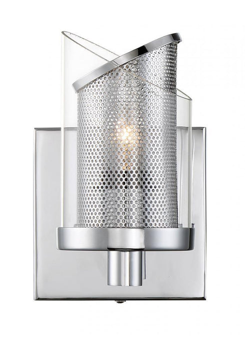 Varaluz So Inclined 1 Light Bath Chrome Model: 246B01CH