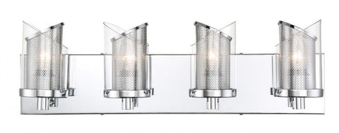 Varaluz So Inclined 4 Light Bath Chrome Model: 246B04CH
