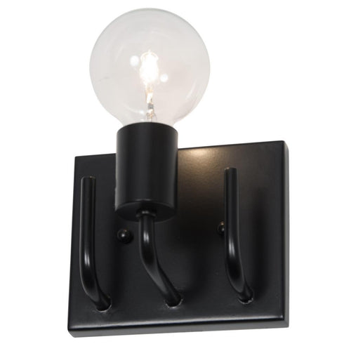 Varaluz Socket To Me 1 Light Bath Black Model: 219B01BL