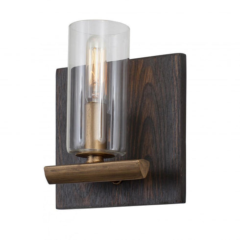 Varaluz Stesso 1 Light Bath Havana Gold Model: 283B01HG