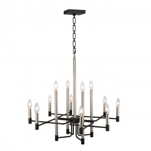 Varaluz To Circuit With Love 12 Light Chandelier Model: 307C12