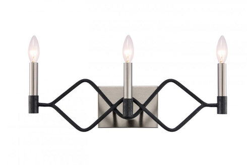 Varaluz To Circuit With Love 3 Light Bath Textured Model: 307B03