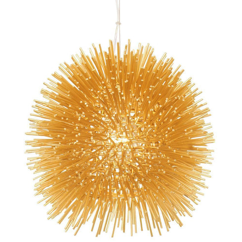 Varaluz Urchin 1 Light Mini Pendant Gold Model: 169M01GO