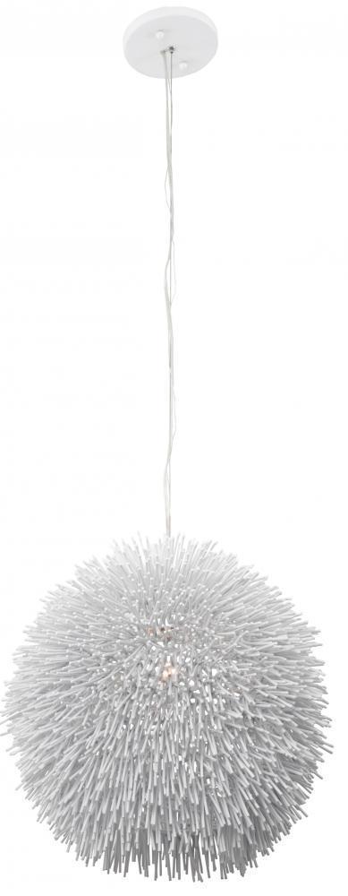 Varaluz Urchin 1 Light Pendant Painted Chrome Model: 169P01CH
