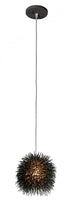 Varaluz Urchin 1 Light Uber Mini Pendant Aqua Model: 169M01SAQ