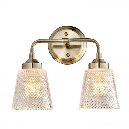Varaluz Westport 2 Light Bath Antique Brass Model: 312B02AB