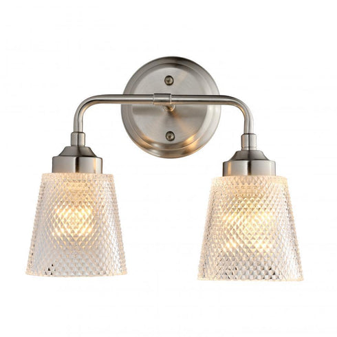 Varaluz Westport 2 Light Bath Brushed Nickel Model: 312B02BN