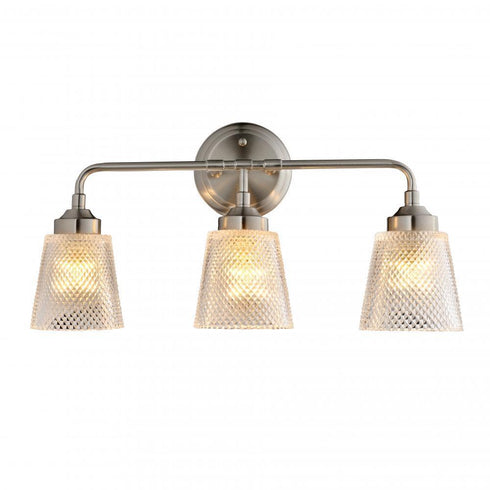 Varaluz Westport 3 Light Bath Brushed Nickel Model: 312B03BN