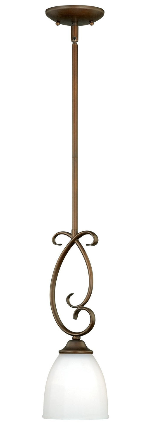 Vaxcel Addison Claret 5-1/2 Inch Mini Pendant Model: P0079
