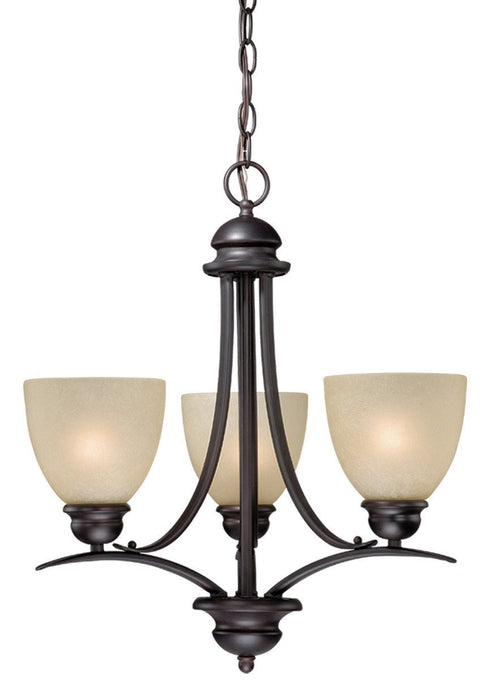 Vaxcel AL-CHU003OBB Avalon 3L Chandelier Oil Burnished Bronze