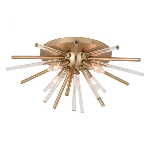 Vaxcel Aria 22.5 In. 4 Light Flush Mount Natural Model: C0250