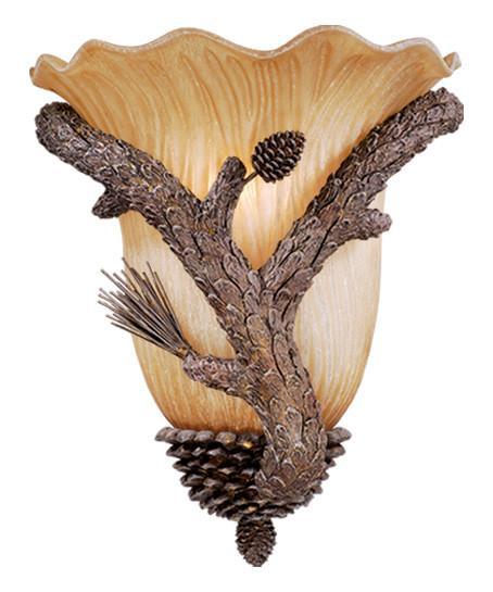 Vaxcel Aspen 13 Inch Wall Sconce Model: AS-WSU120PT