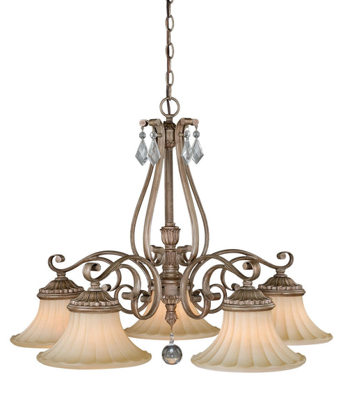 Vaxcel Avenant 5 Light Kitchen Chandelier Model: H0141