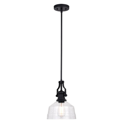 Vaxcel Beloit 9 In. Mini Pendant Matte Black Model: P0357