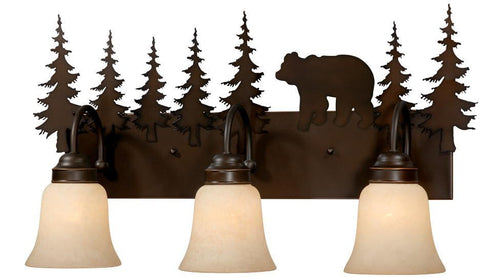 Vaxcel Bozeman 3 Light Vanity Model: VL55703BBZ