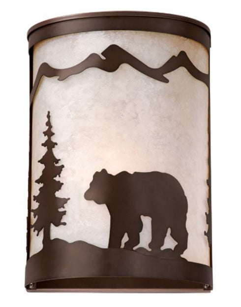 Vaxcel Bozeman 8 Inch Wall Sconce Model: WS55708BBZ